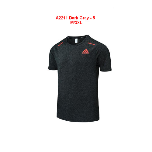 Adidas футболка спорт муж (A2211-dark-grey)