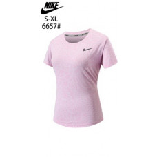 Nike спорт футболки жен (6657-pink)