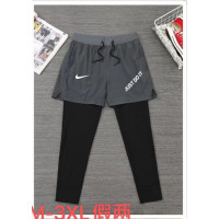 Nike шорты легинсы муж (G0132N-grey)